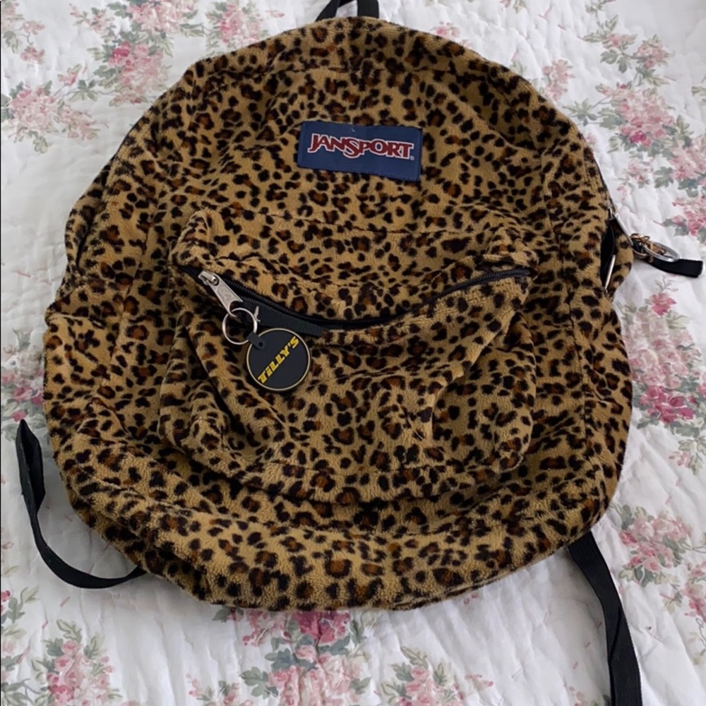 Jansport cheetah school backpack